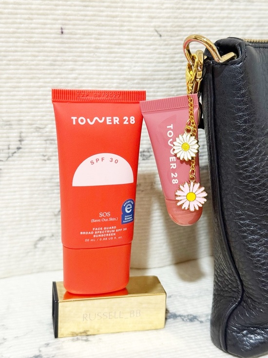 Tower 28 Other - Tower 28 SOS Face Guard SPF 30 Sunscreen & Lip Treatment (Added Daisy Bag Charm)